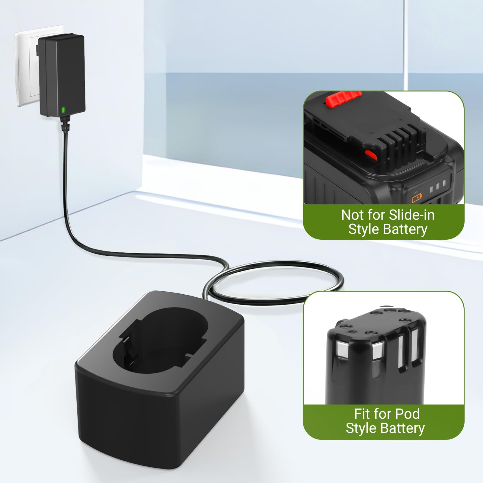 Amazon.com : Hanaix 18V Charger for Hitachi BCL1815 BCL1830 327730